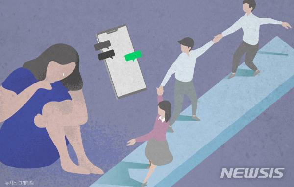 [그래픽=뉴시스] 8일 국회 교육위원회 소속 진선미 더불어민주당 의원에 따르면 'The-K마음쉼' 사업을 통해 개별상담을 받은 건수는 2019년 5640건에서 2024년 2만3886건으로 4.24배 증가했다. (사진=뉴시스 DB) 2023.09.08. photo@newsis.com