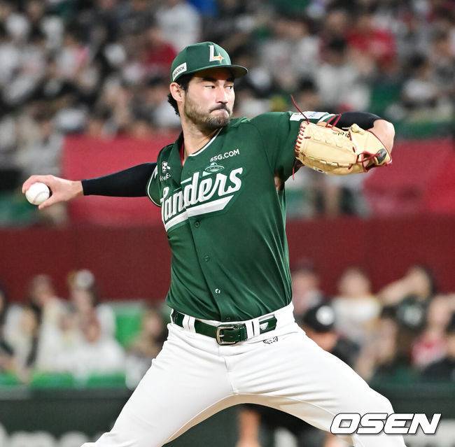 SSG 랜더스 미치 화이트. /OSEN DB