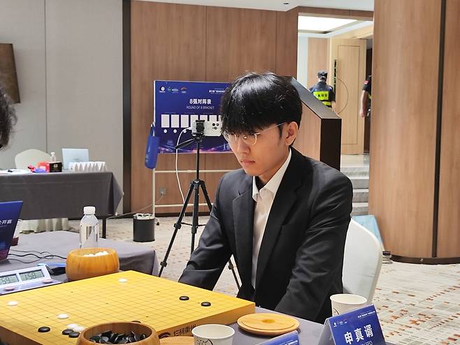 신진서 9단이 제3회 란커배 8강에 올랐다. [한국기원 제공. 재판매 및 DB 금지]