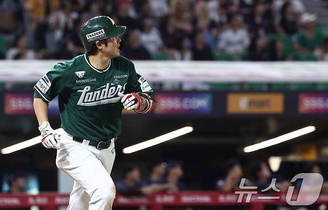 SSG 랜더스 간판 최정. 2025.9.5/뉴스1 ⓒ News1 김성진 기자