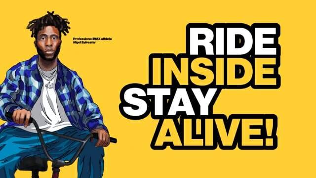 미국 뉴욕 시와 뉴욕 도시교통국(MTA)의 지하철 서핑 방지 캠페인 이미지. (사진=MTA)