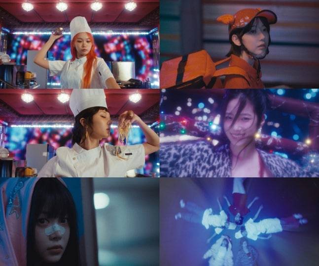 르세라핌, ‘스파게티’ 티징 필름 공개 (출처: 쏘스뮤직)