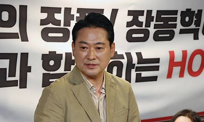 장동혁 대표가 7일 ‘건국전쟁2‘ 관람 이후 청년들과 간담회에서 발언하고 있다. (국민의힘)