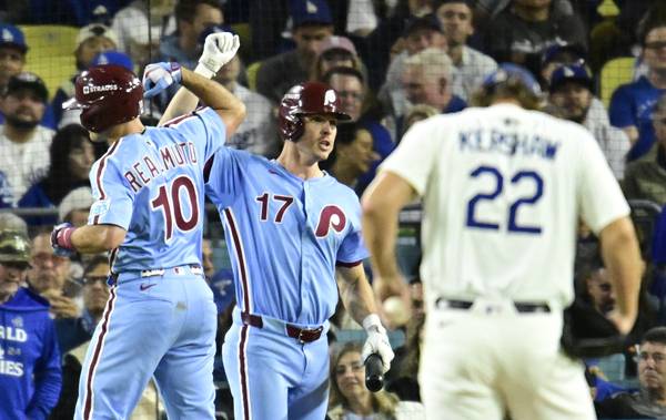 커쇼는 8회 난타를 허용했다. 사진= UPI= 연합뉴스 제공