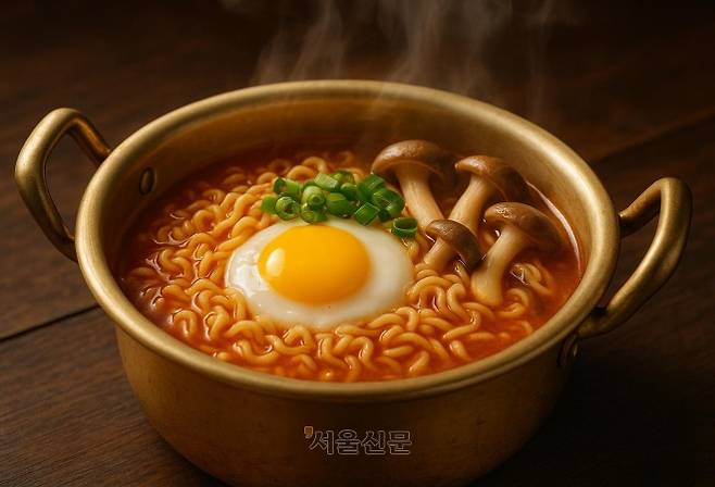 AI로 생성한 라면 자료사진. 서울신문