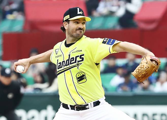 SSG 랜더스 외국인 에이스 드류 앤더슨. /사진=SSG 랜더스 제공