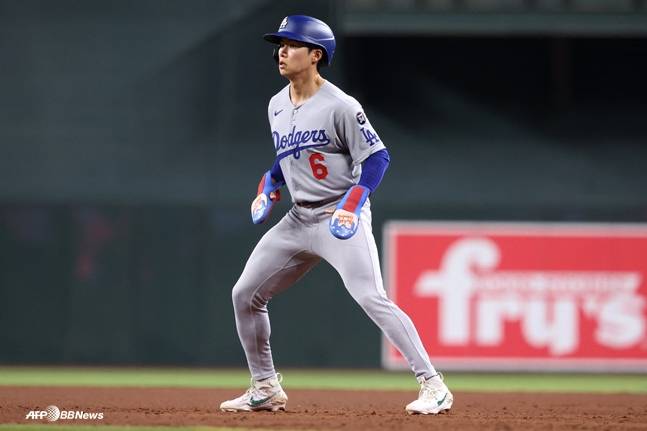 김혜성의 대주자 기용 모습. /AFPBBNews=뉴스1