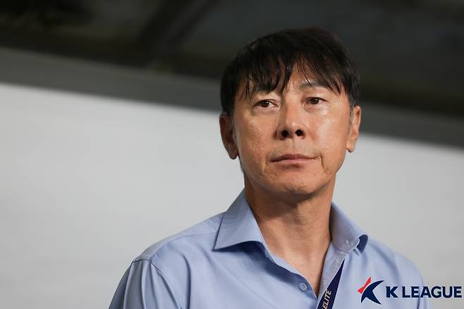 울산 HD를 떠나는 신태용 감독. /사진=한국프로축구연맹 제공