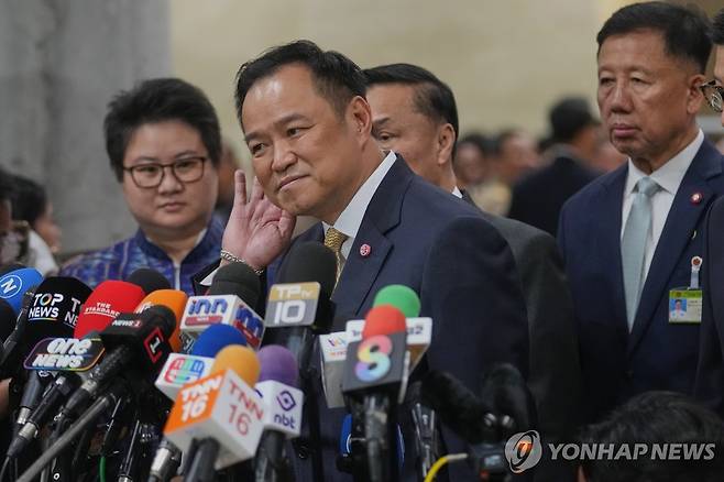 아누틴 태국 총리 [AP 연합뉴스 자료사진. 재판매 및 DB 금지]
