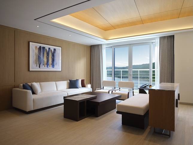 라한셀렉트 경주 프레지덴셜 스위트 이스트 거실. / 사진=라한호텔 그룹