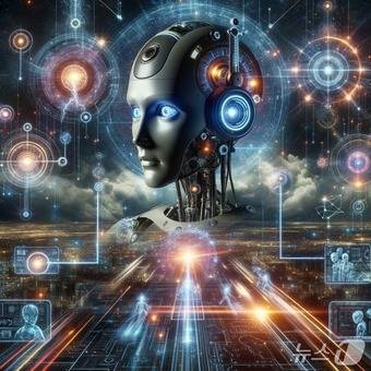 구글·오픈AI가 차세대 AI 에이전트 기술 관련 퍼플렉시티 AI 이미지 생성 요청 이미지