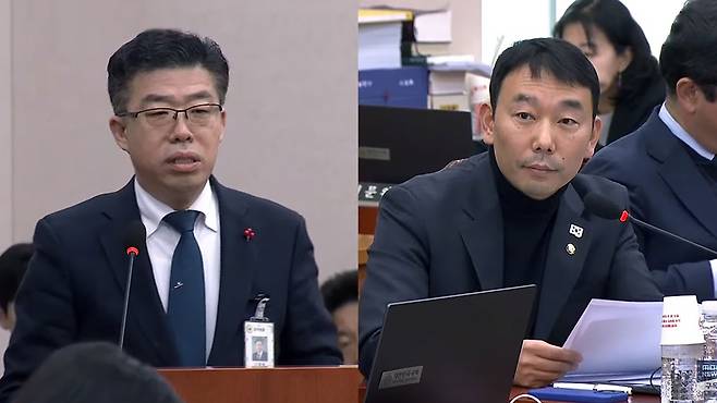 신용해 전 법무부 교정본부장과 더불어민주당 김용민 의원