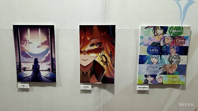 ▲ 이타샤 뒷편에 마련된 2차 창작존에는 눈을 즐겁게 할 수려한 작품들이 한가득이다