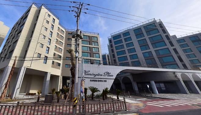 제주시  애월읍 소재 '효성 해링턴 플레이스 제주' (사진, 네이버지도)