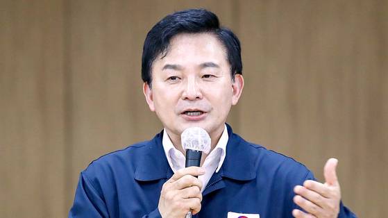 원희룡 전 국토교통부 장관은 김건희 여사 일가의 땅이 있는 강상면으로 양평고속도로 종점을 변경했다는 의혹을 받는다. 뉴스1