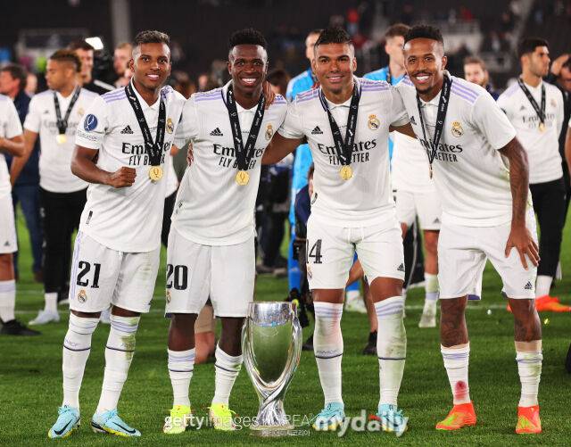 호드리그, 비니시우스, 카세미루, 밀리탕/게티이미지코리아