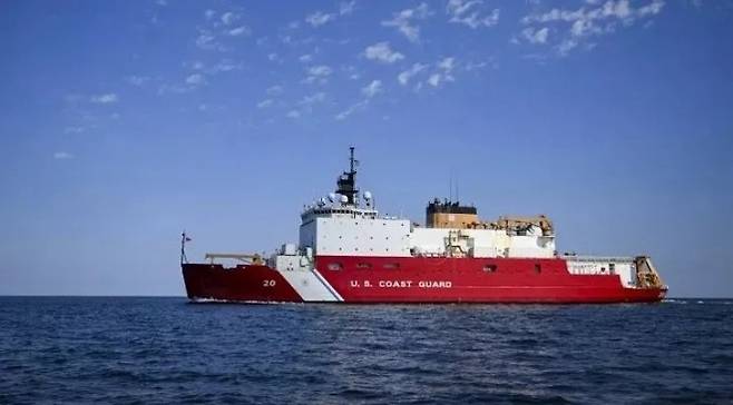 미 해안경비대가 보유한 쇄빙선 USCGC 힐리. 자료사진