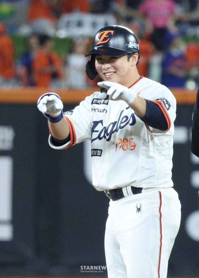 한화 문현빈. /사진=김진경 대기자