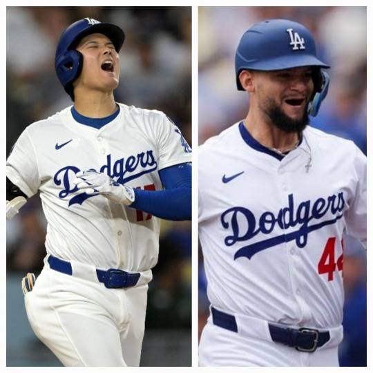 오타니(왼쪽)와 파헤스