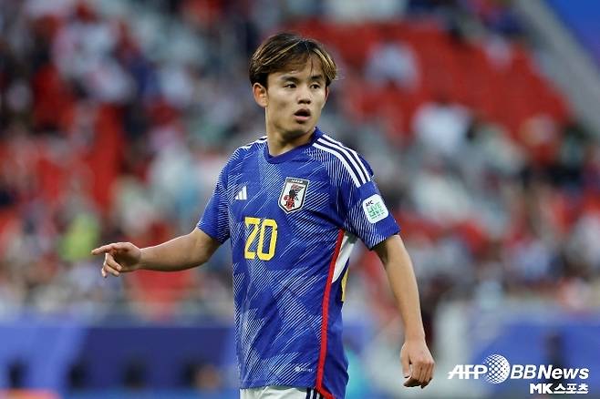 일본 축구 대표팀 간판스타 쿠보 타케후사. 사진=AFPBBNews=News1