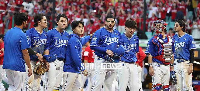 ▲ 삼성 선수들 ⓒ곽혜미 기자