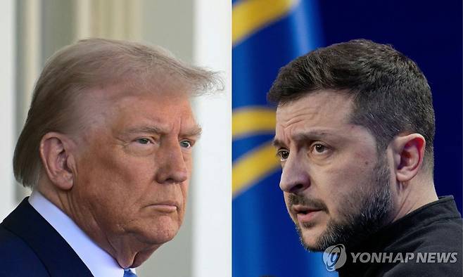 트럼프와 젤렌스키 [AFP 연합뉴스 자료사진. 재판매 및 DB 금지]