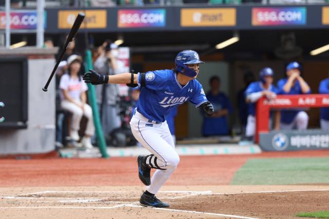 삼성 라이온즈의 구자욱. 삼성 제공