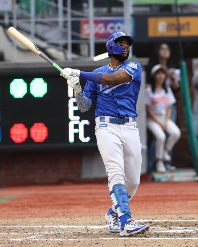 삼성 라이온즈의 르윈 디아즈. 삼성 제공