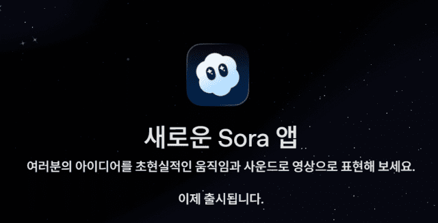 오픈AI 영상 생성 AI '소라' (사진=소라 홈페이지 캡처)