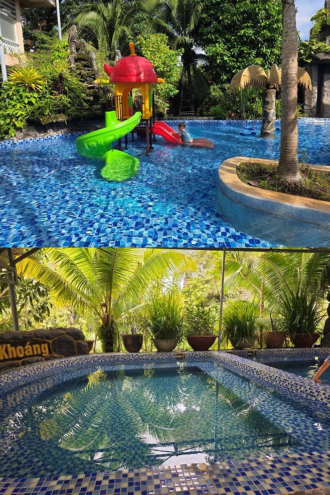 사진= 푸꾸옥 머드스파 수영장  / 박병창 기자