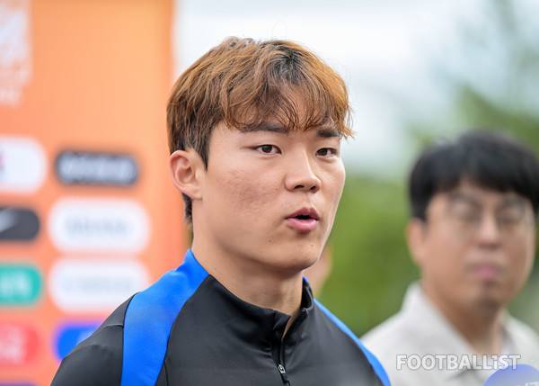 오현규(남자 축구대표팀). 서형권 기자