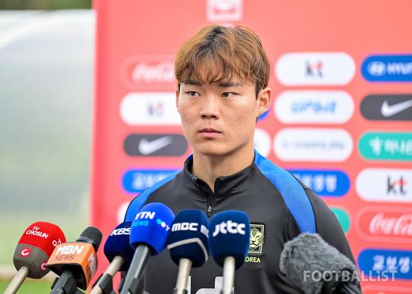 오현규(남자 축구대표팀). 서형권 기자