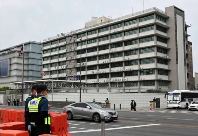서울 종로구에 있는 주한미국대사관. 연합뉴스