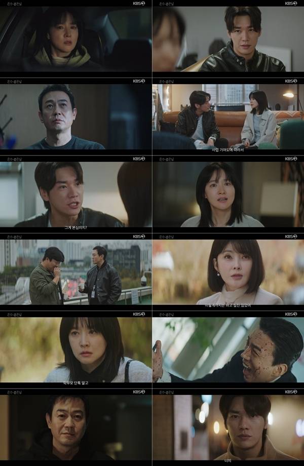 박용우가 내부 스파이이자 협박범으로 밝혀지며 충격적인 반전을 선사했다.