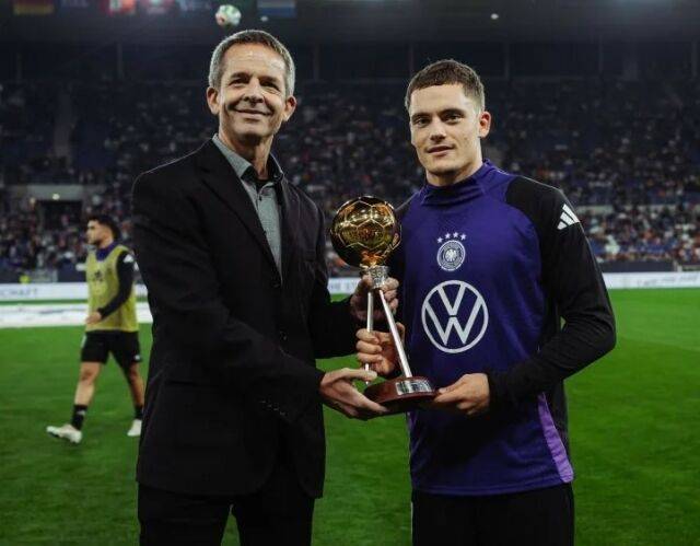 독일 올해의 축구선수로 선정된 플로리안 비르츠./키커