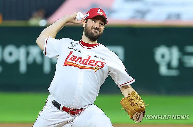 역투하는 앤더슨 [연합뉴스 자료사진]