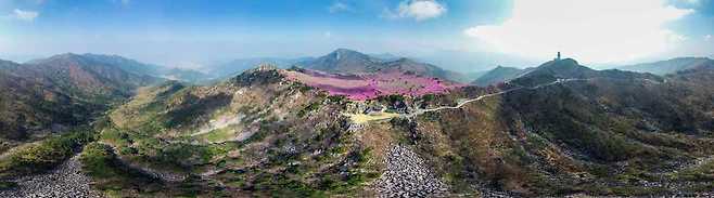 산악자전거길 코스가 잘 갖춰진 비슬산.