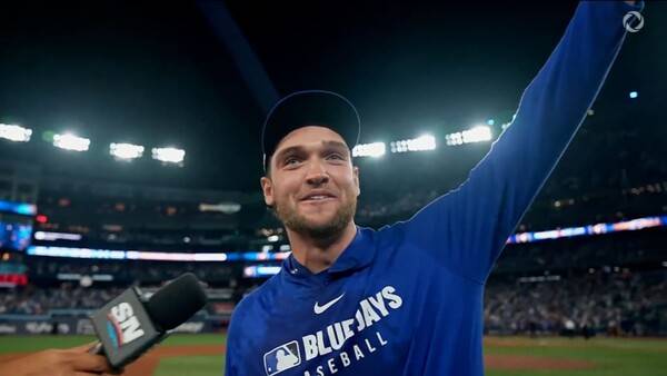 토론토 블루제이스의 신인 투수 트레이 예세비지가 가족을 겨냥한 온라인 악플에 목소리를 높였다(사진=MLB.com 방송화면)