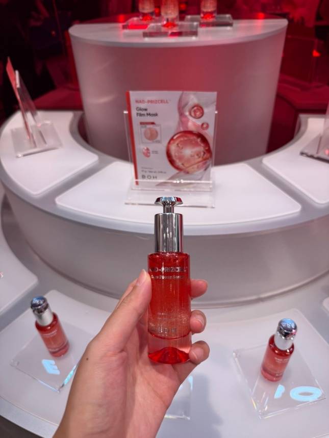 바이오힐 보 NAD 세럼과 마스크 제품/사진=김다이 기자 @neverdie