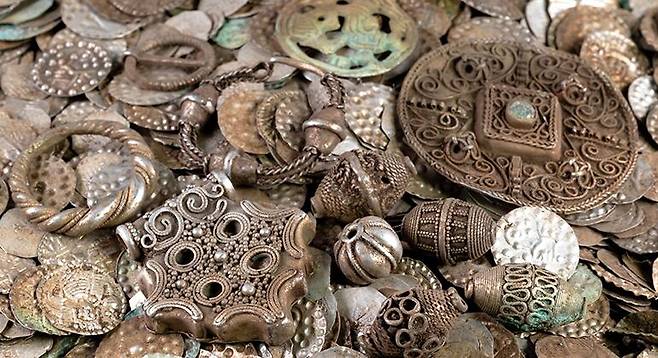 스웨덴 스톡홀름 외곽에서 발견된 중세 시대 유물. /스톡홀름 주 행정위원회