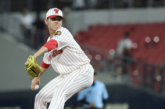 ▲ 투구하는 성영탁 [KIA타이거즈]&nbsp;