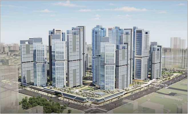 은마아파트 재건축 조감도. [서울시]