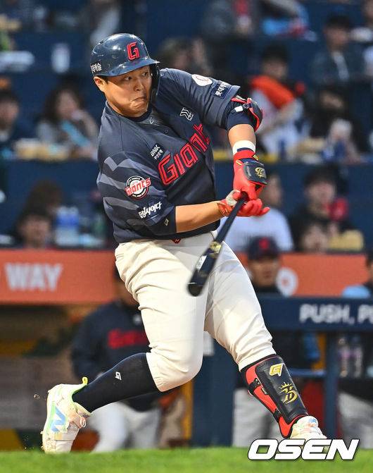 [OSEN=이석우 기자] 롯데 시절 한동희. 2024.04.26 / foto0307@osen.co.kr