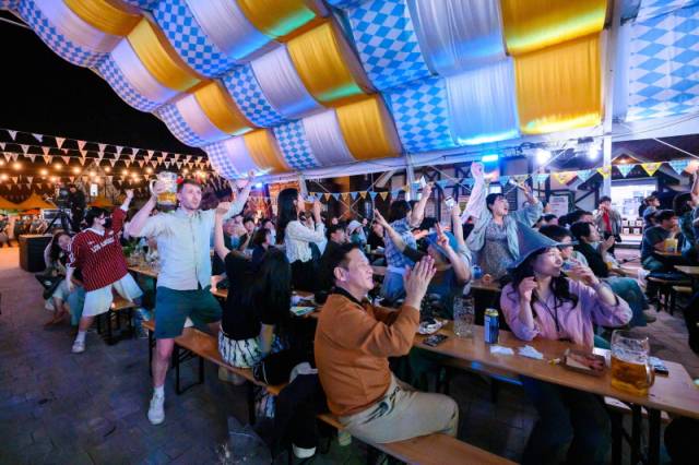 ▲독일마을 맥주축제. ⓒ남해군