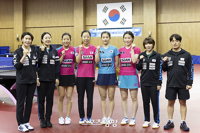 한국 여자탁구대표팀 | 대한탁구협회 제공
