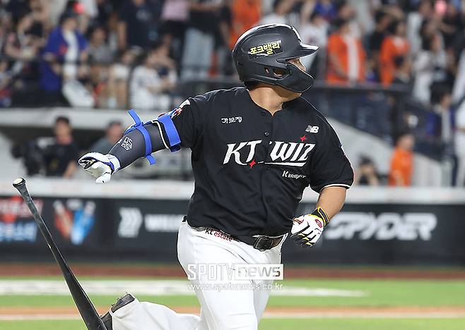 ▲ 강백호는 올 시즌 성적도 좋다고는 할 수 없었으나 후반기 들어 건재한 파워를 과시하며 FA 쇼케이스를 마쳤다 ⓒ곽혜미 기자