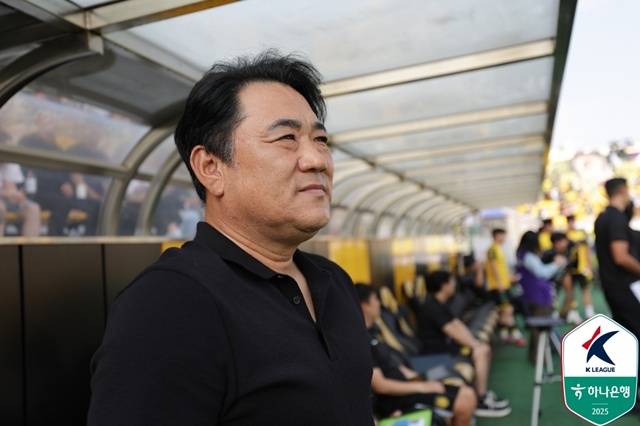 김현석 전남 드래곤즈 감독. /사진=한국프로축구연맹 제공