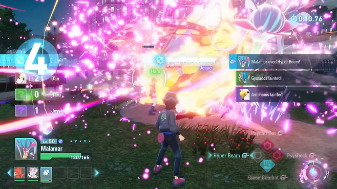 - 메가진화 시 기술의 위력과 범위 등이 버프를 받는 것으로 확인된다&nbsp;