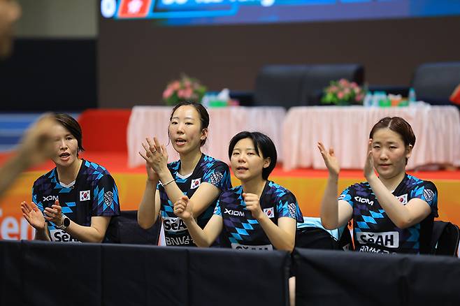 한국 여자탁구 대표팀(대한탁구협회 제공)