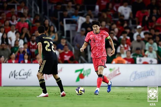 축구대표팀 수비수 김민재. (대한축구협회 제공. 재판매 및 DB 금지) 2025.9.10/뉴스1